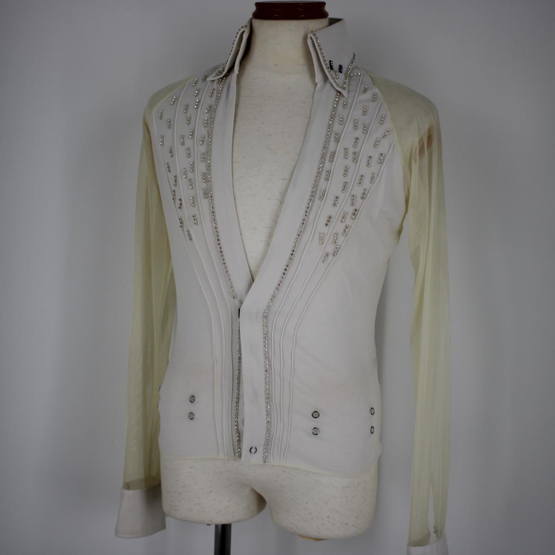 社交ダンス用衣装 ラインストーン付き】TAKA DANCE シャツ トップス