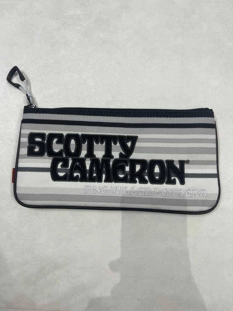 Scottie Cameron ゴルフポーチ グレー SCOTTY CAMERON スコッティキャメロン パターカバー マレット型 グレー