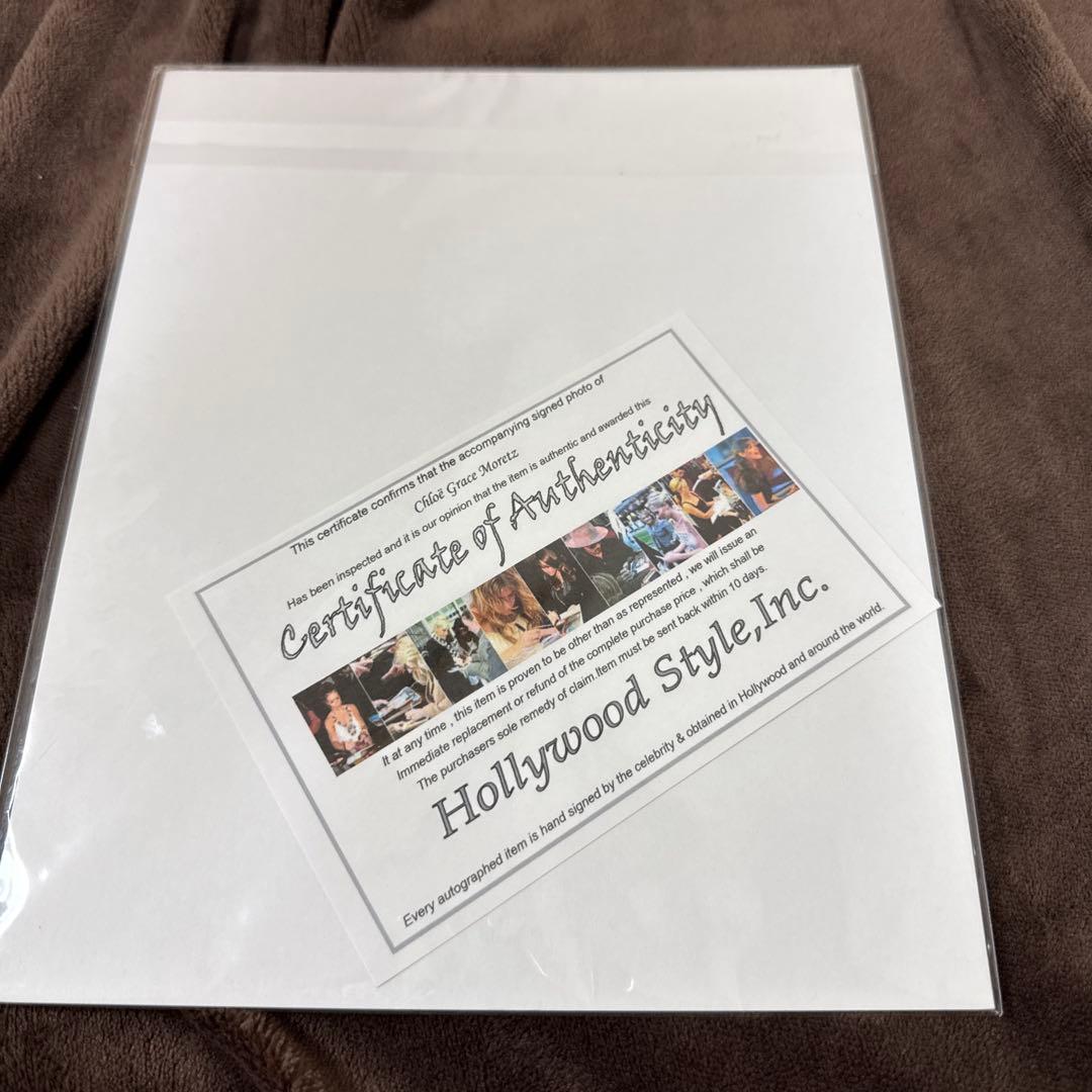 クロエ・グレース・モレッツ直筆サイン入り写真Chloë Grace - メルカリ