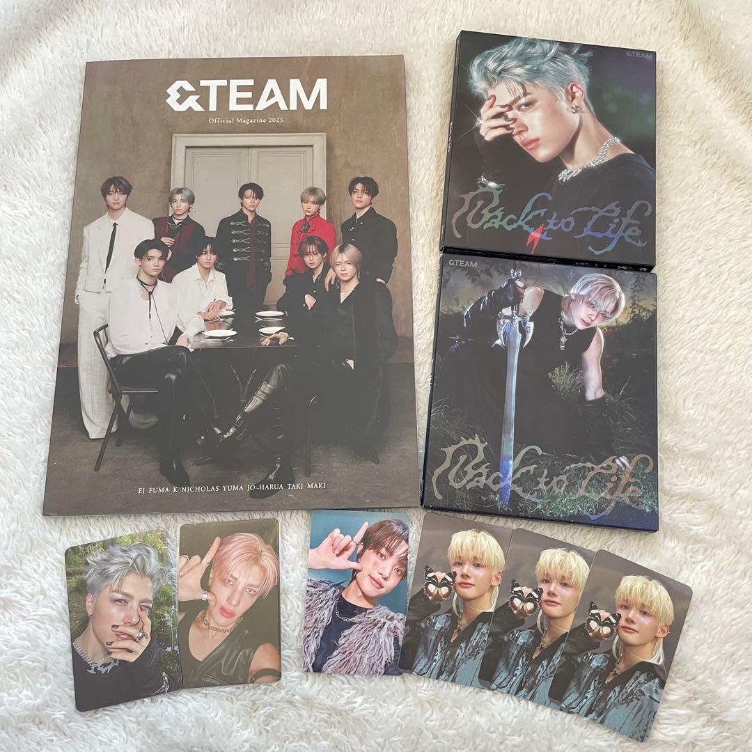 &TEAM 2025 会報誌 FC限定 Back toLife トレカ ニコラス - メルカリ