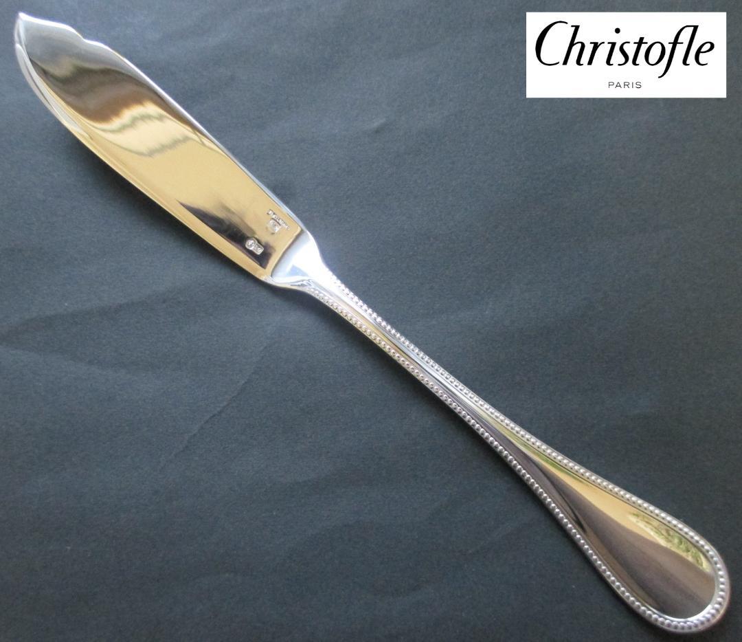 極美品☆仏蘭西高級銀器☆クリストフルシルバー フィッシュナイフ1本
