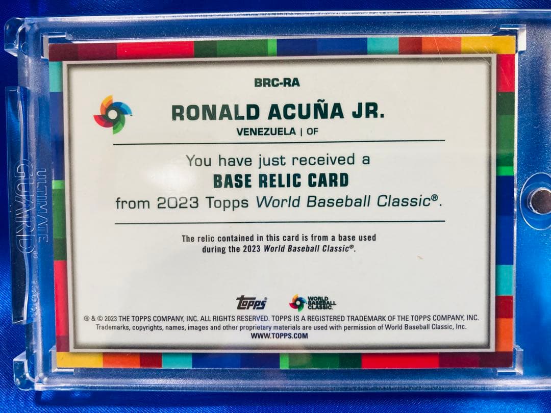 アクーニャJR. 25枚限定 ベースレリック Topps 2023 WBC - メルカリ