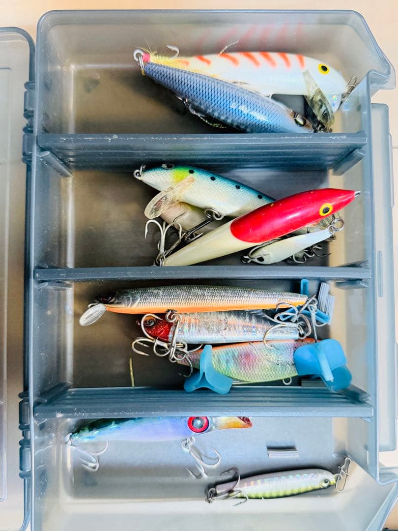 ルアー セット まとめ売り エギ メタルジグ ミノー ケース付き