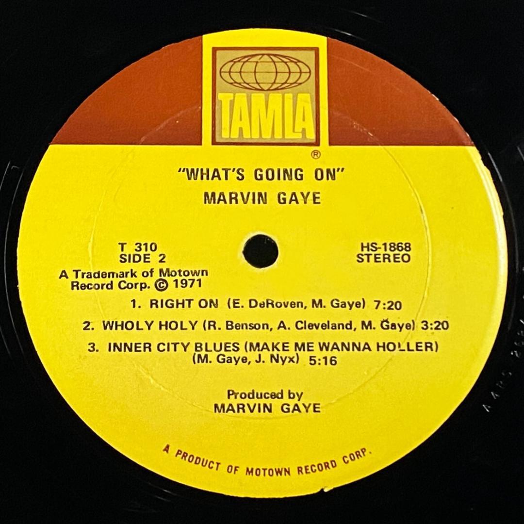 ★至高の逸品【USオリジ／極上美品／マト2D:2D／T310】マーヴィン・ゲイ