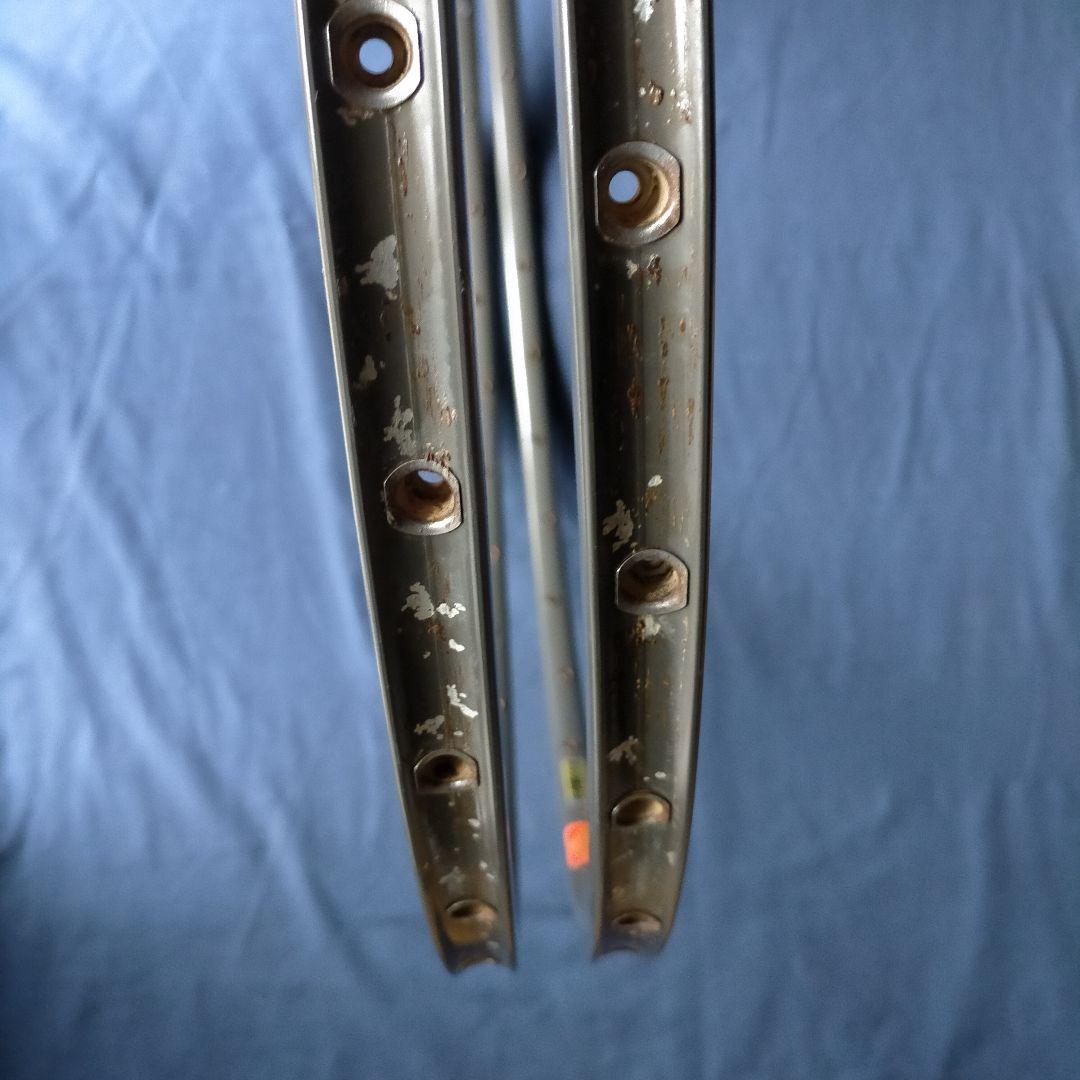 【80s☆フランス製】MAVIC G.E.L280 ガンメタ 32h