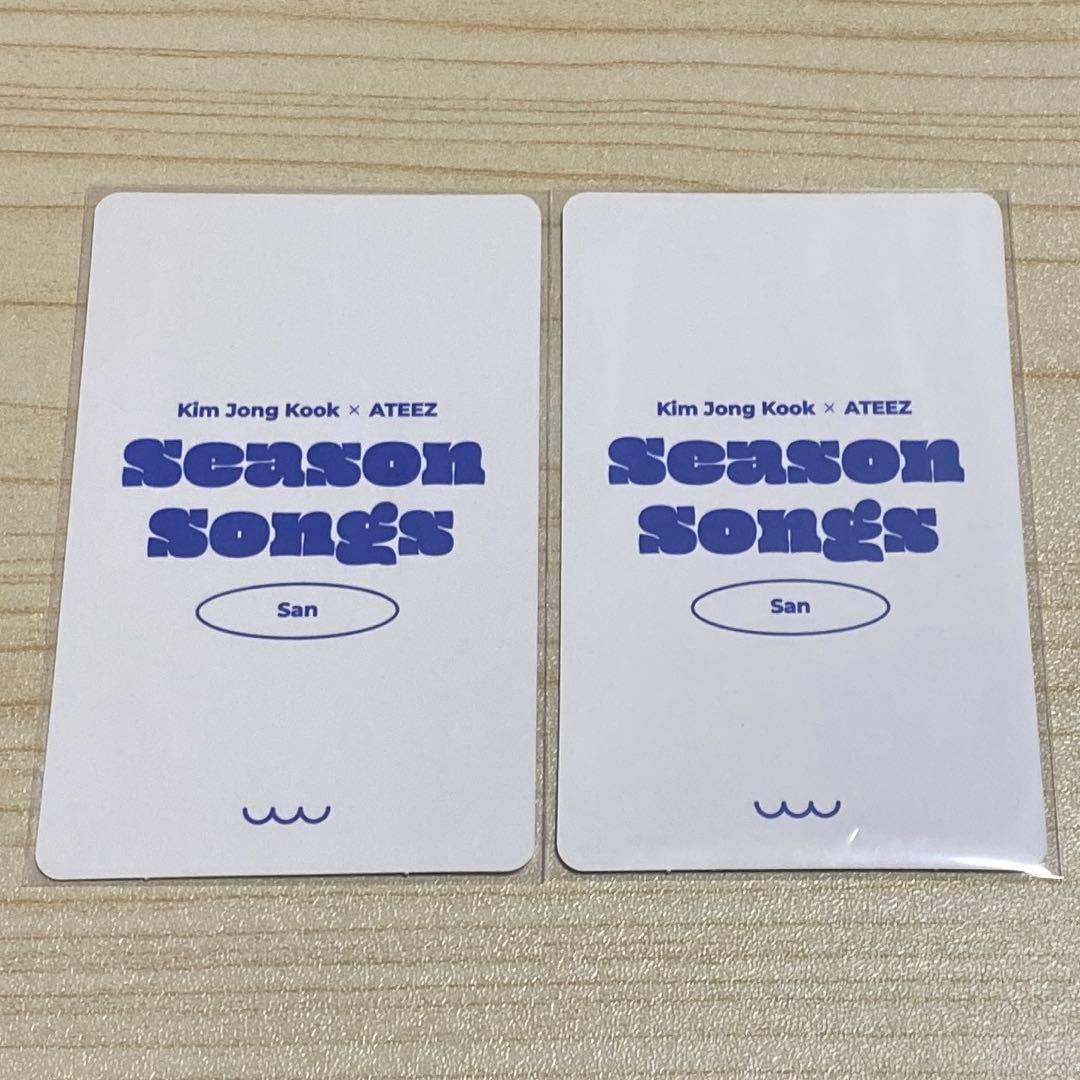 ATEEZ トレカ サン SEASON SONGS - メルカリ