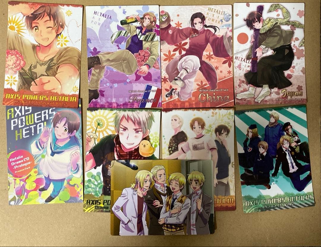 ヘタリアCD トレカ 9枚 - メルカリ