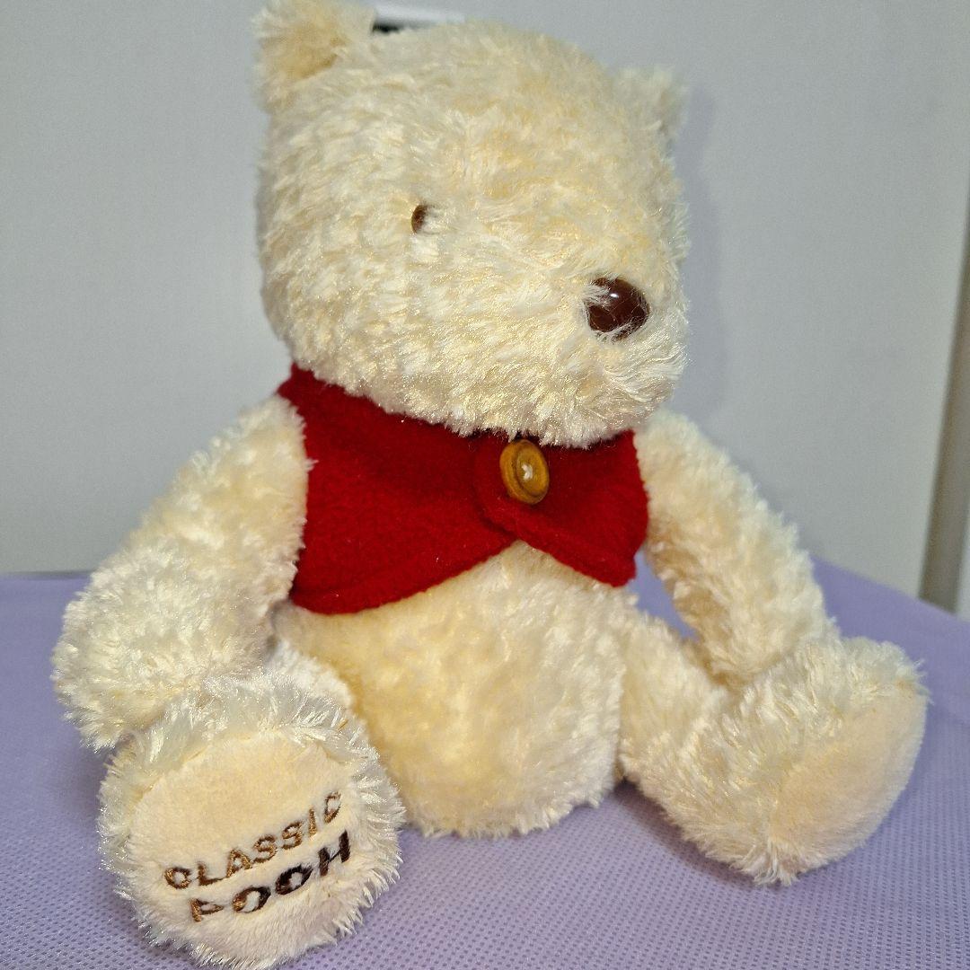 レア classic pooh オルゴール ぬいぐるみ ディズニー プーさん - メルカリ