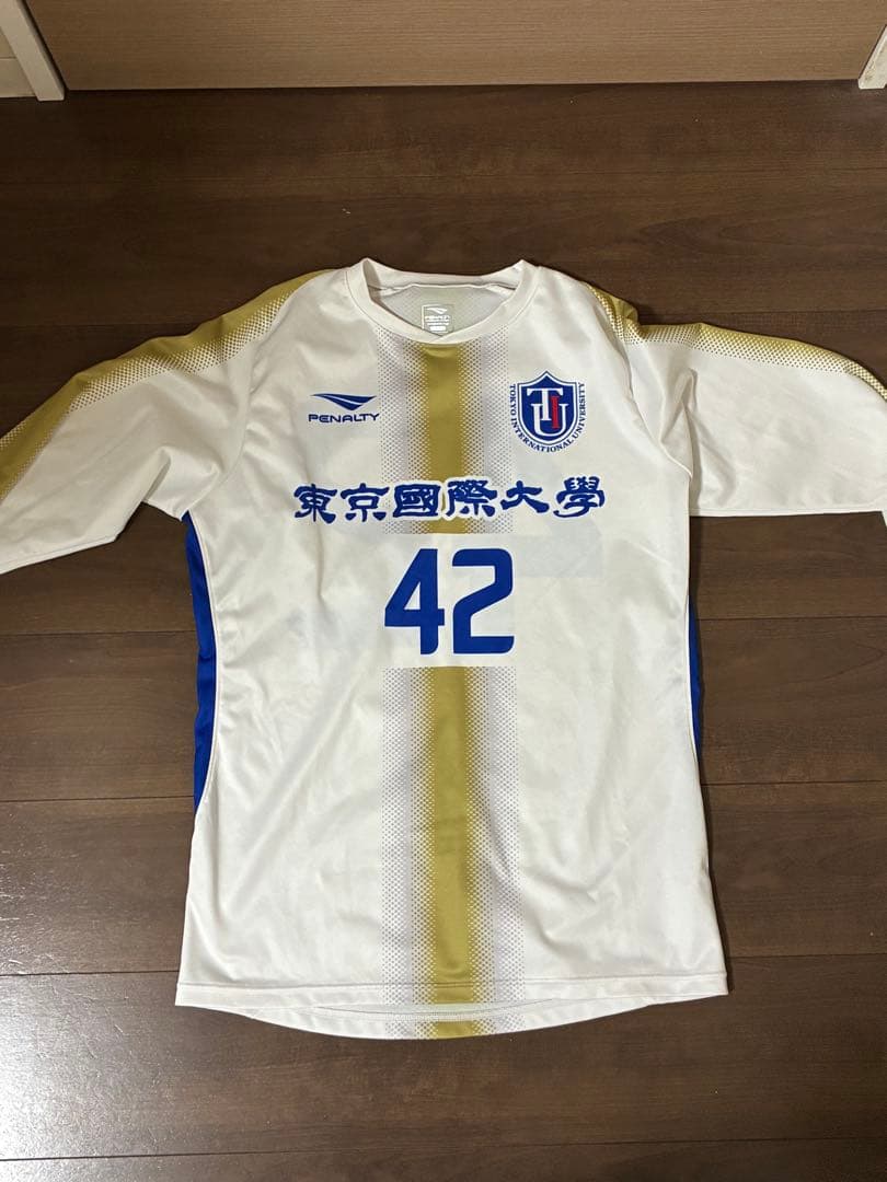 東京国際大学 サッカー公式ユニフォーム アウェイ 長袖 サイズM - メルカリ