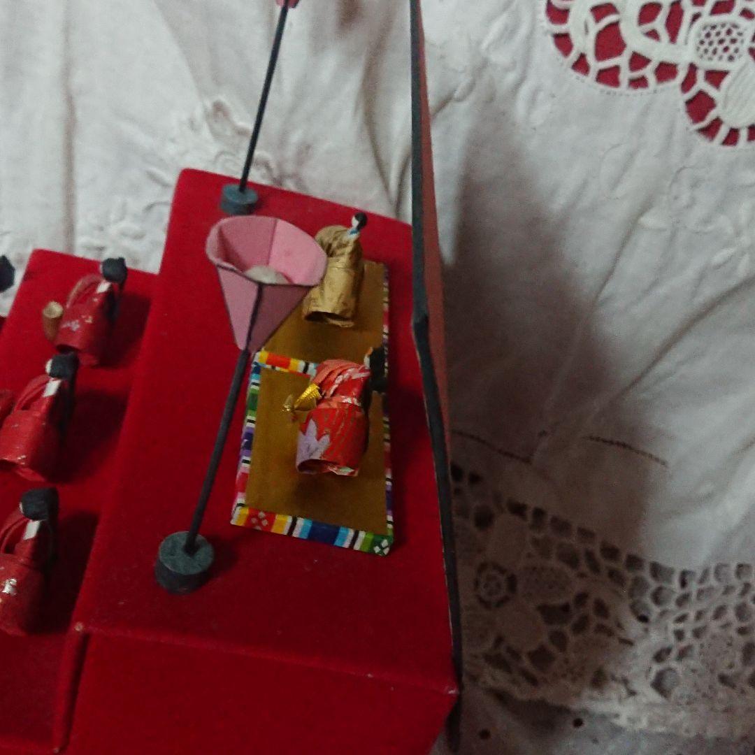 丹青堂 和紙 雛飾り 段飾り 箱なし アンティーク