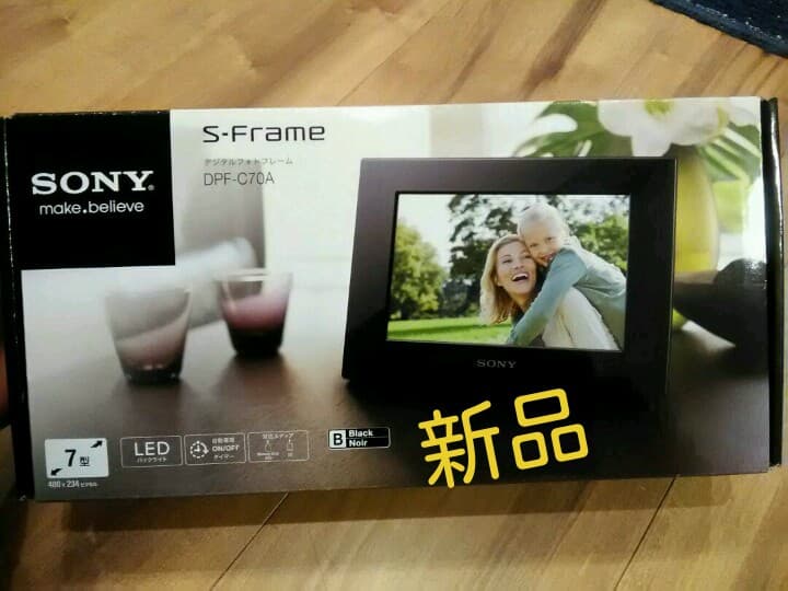 新品　SONY デジタルフォトフレーム DPF 商品の写真 | DPF-A72 | “エスフレーム” | ソニー