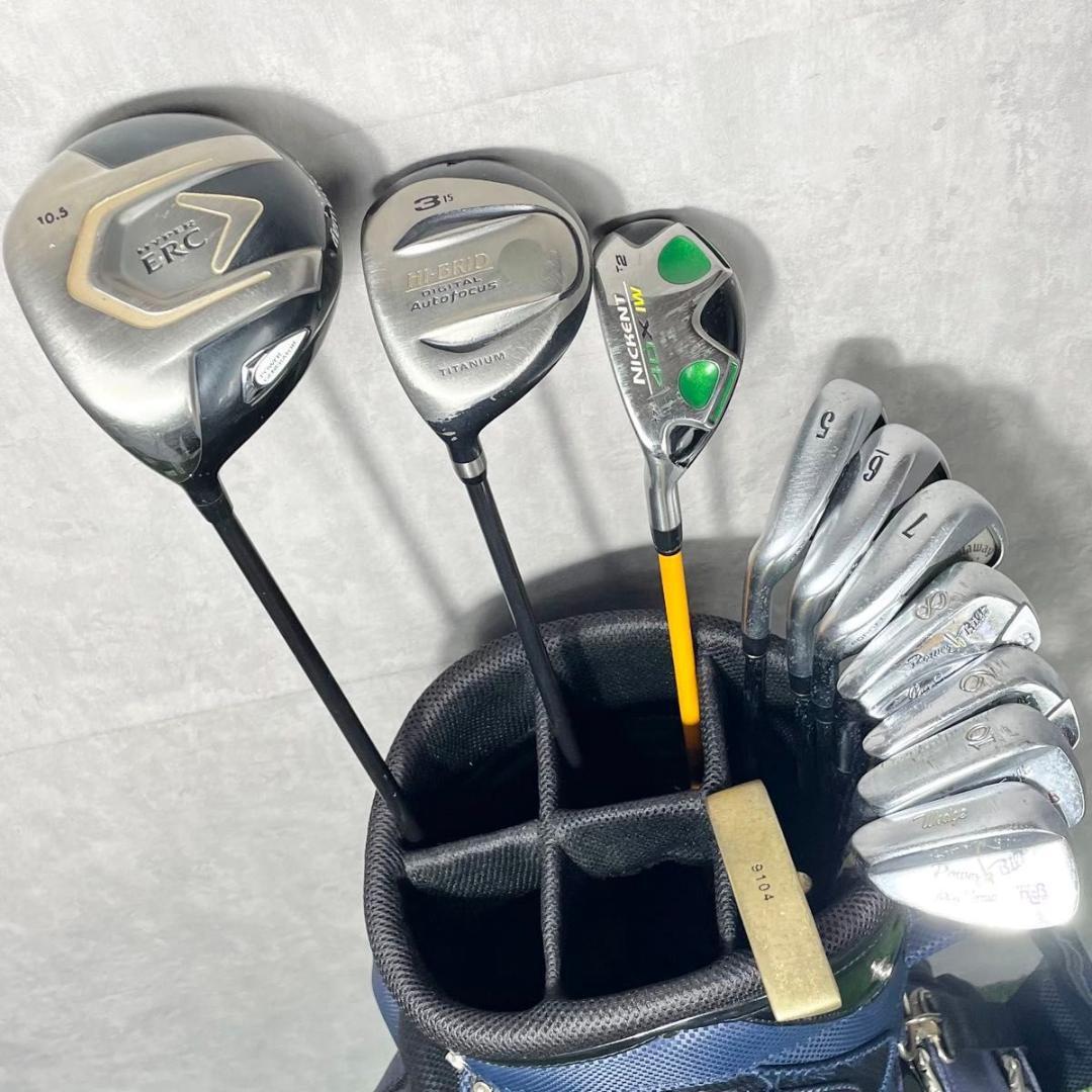 貴重レフティ】キャロウェイ ERC ゴルフクラブセット 11本 S メンズ 左