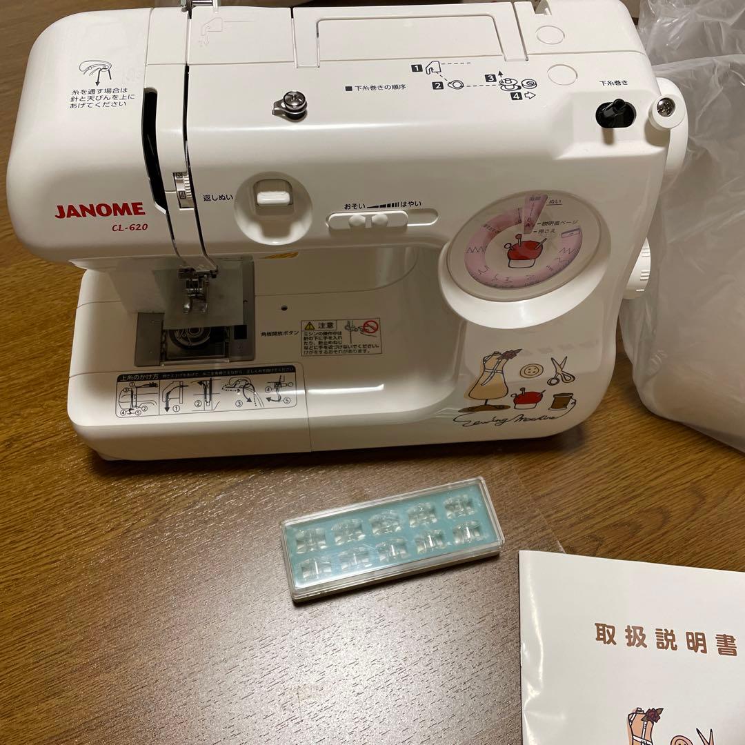 JANOME CL-620 電子ミシン 取扱説明書付き - メルカリ