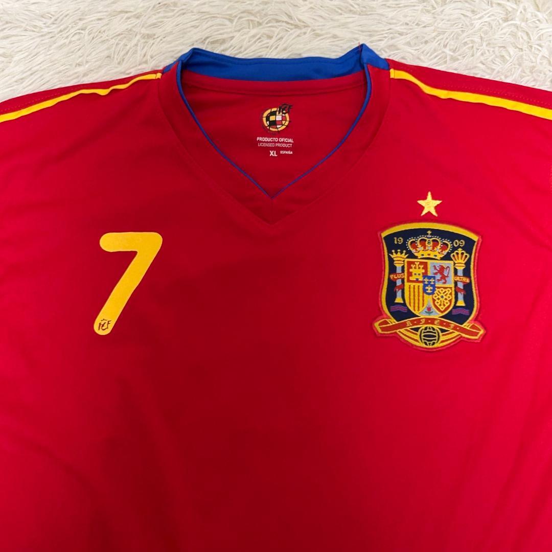 人気 ダビド・ビジャ スペイン代表 トレーニングシャツ サッカー 半袖