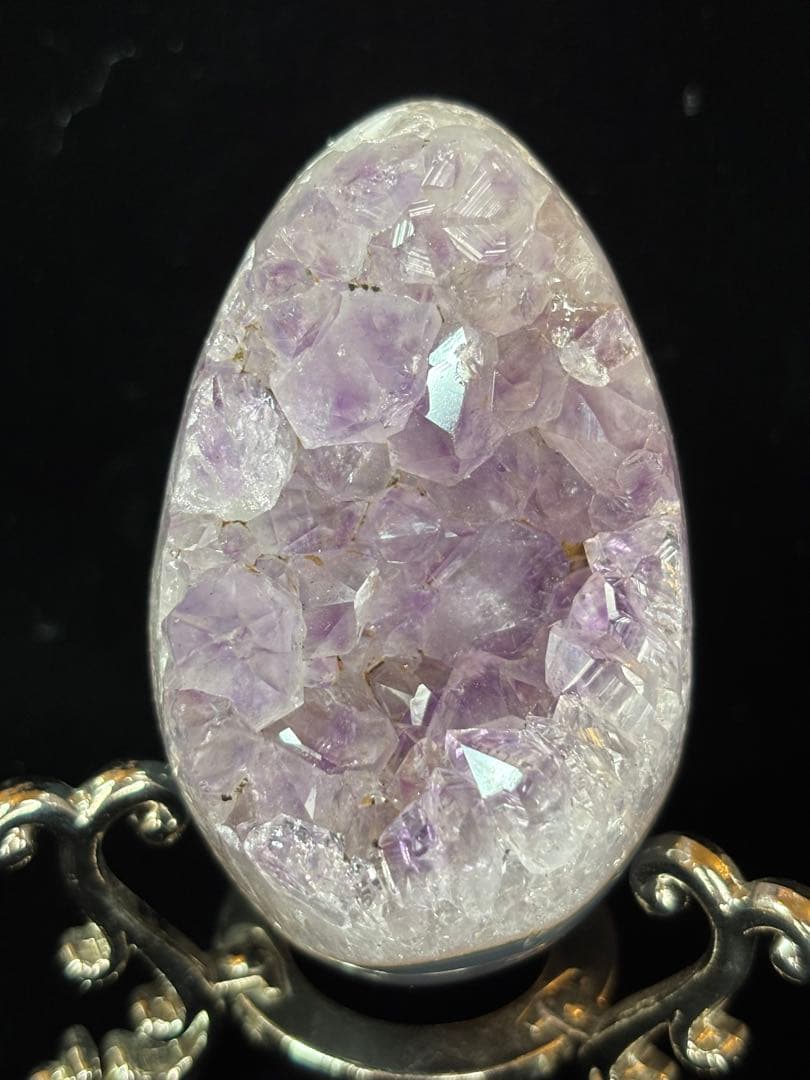 ウルグアイ産！ラベンダーアメジストたまご⭐️タイチン共生 ブルー