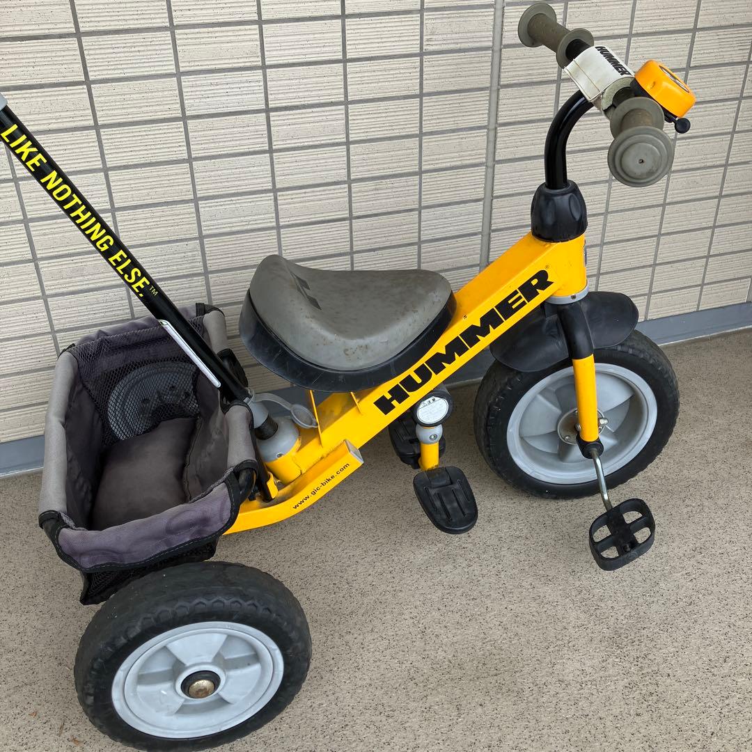 HUMMER ハマー 三輪車 黄色 - メルカリ
