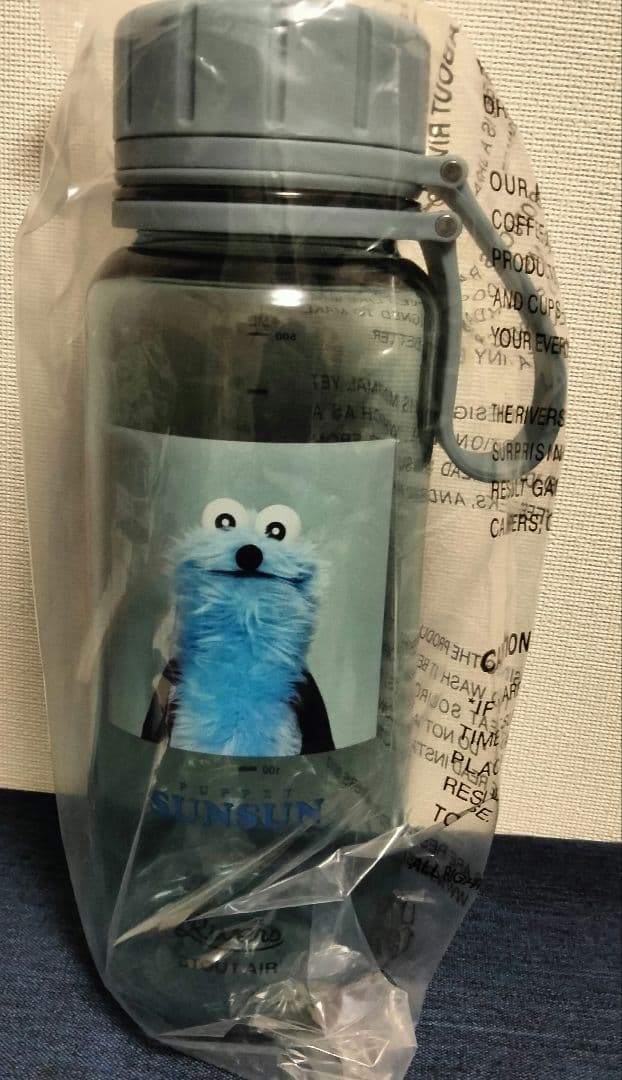 パペットスンスン スタウト エア 550ml クリアボトル 水筒 フォト