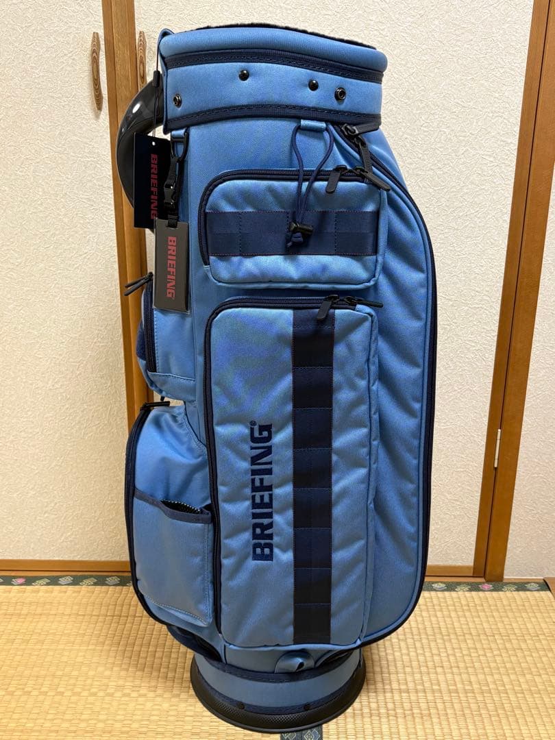 特価・新品)限定品 ブリーフィング キャディバッグ CR-6#03 デニムブルー BRIEFING GOLF（ブリーフィングゴルフ） ブリーフィング（BRIEFING