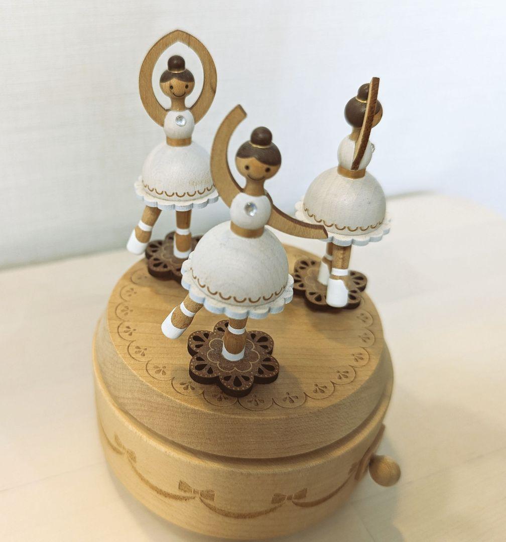 難あり】木製オルゴール バレリーナ 白鳥の湖 - メルカリ