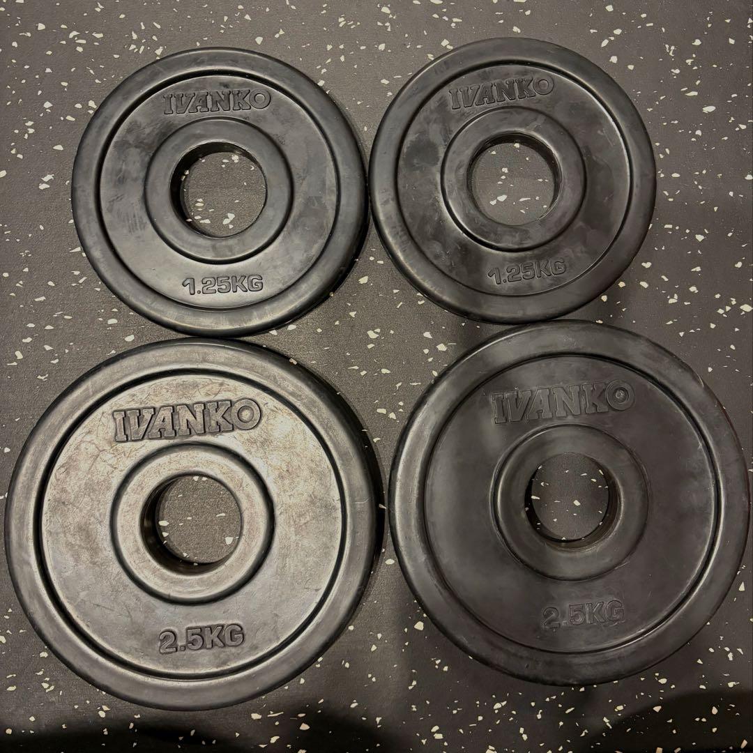 IVANKO4枚7.5kgセットオリンピックプレート ROEZHイヴァンコ50