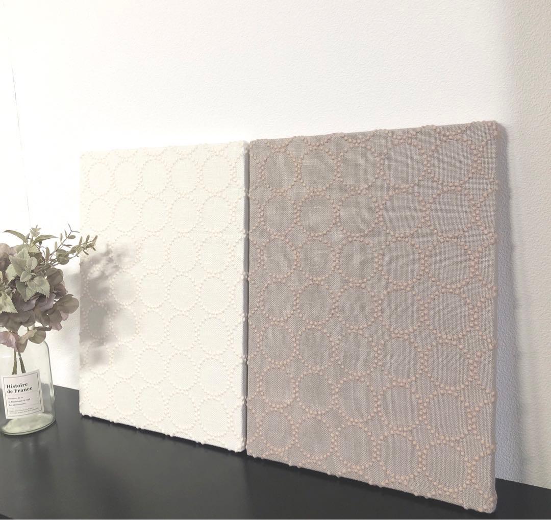 No.847.こってぃ様.専用☆ミナペルホネン☆ファブリックパネル 2枚set