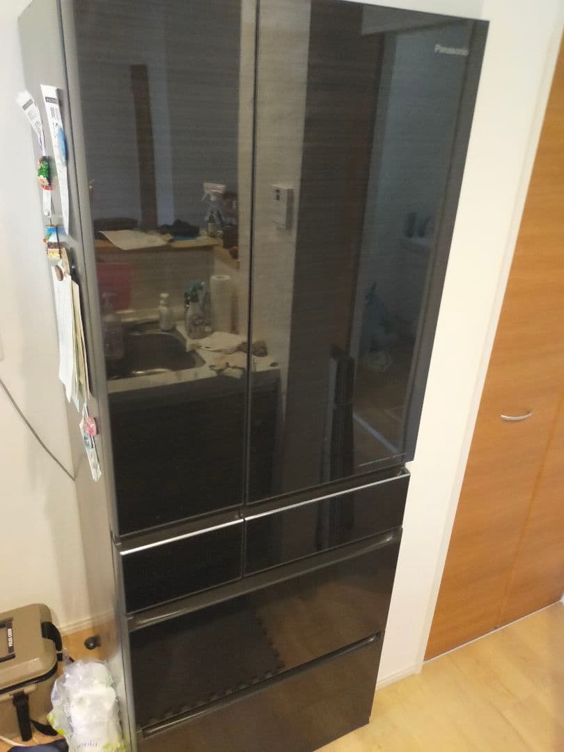 最終セール✨ Panasonic 冷蔵庫 550L 中古NR-F555HPX-T NR-F555HPX-T 冷蔵庫 HPXタイプ アルベロダークブラウン [550L /6ドア