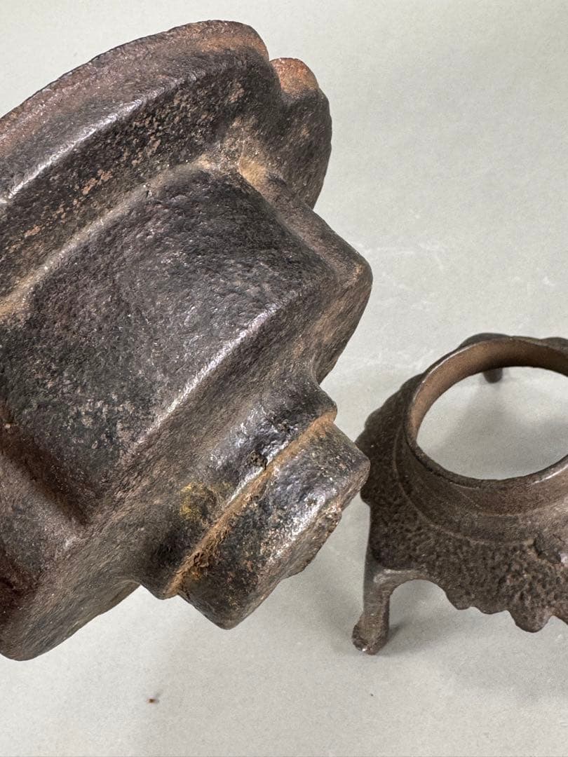 いけばな 池坊 鋳鉄 希少鉄花器 立花 生花 古流 未生流 龍生派 花瓶 華