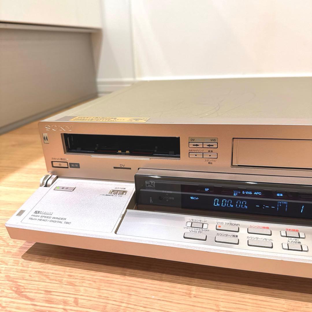 S-VHS DV ダブルビデオデッキ WV-DR7 SONY メンテナンス済み - メルカリ
