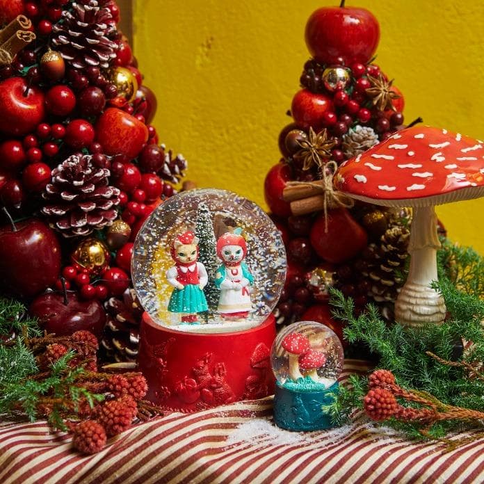 お箱有り ナタリーレテ アフタヌーンティー スノードーム りんご姫