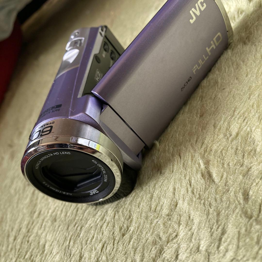 ビデオカメラ JVC GZ-E310-V JVC GZ-E100 Full HD Everio Camcorder (Black) GZ-E100B B&H Photo