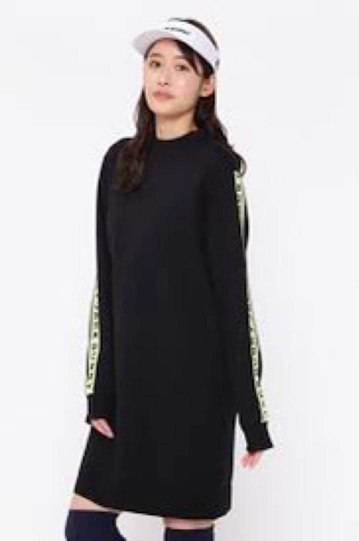 JACK BUNNY ジャックバニー ニットワンピース ブラック系 | Shop at