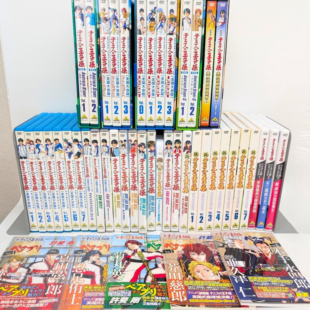 テニスの王子様 DVD 42本 ペアプリ 5冊 まとめ売り OVA fan テニスの