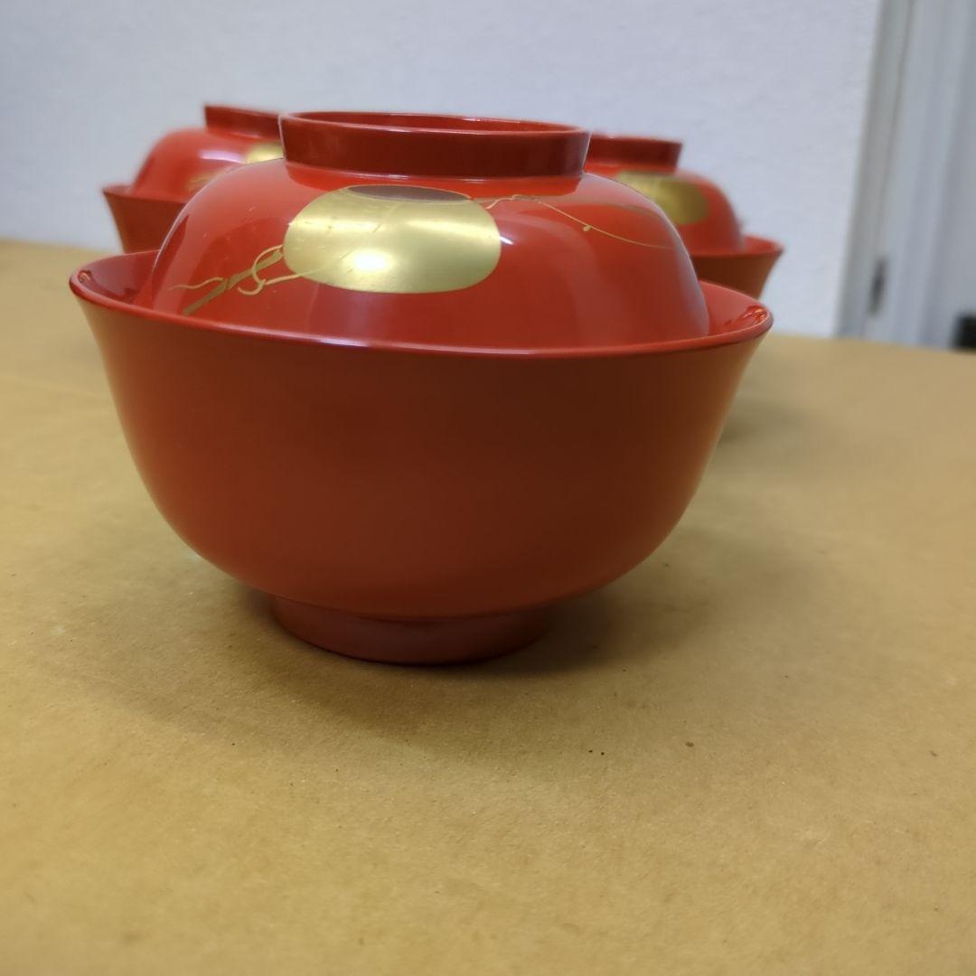 骨董 お椀 蓋付き 漆器 蒔絵 海 木製 漆 5つ〜 - メルカリ