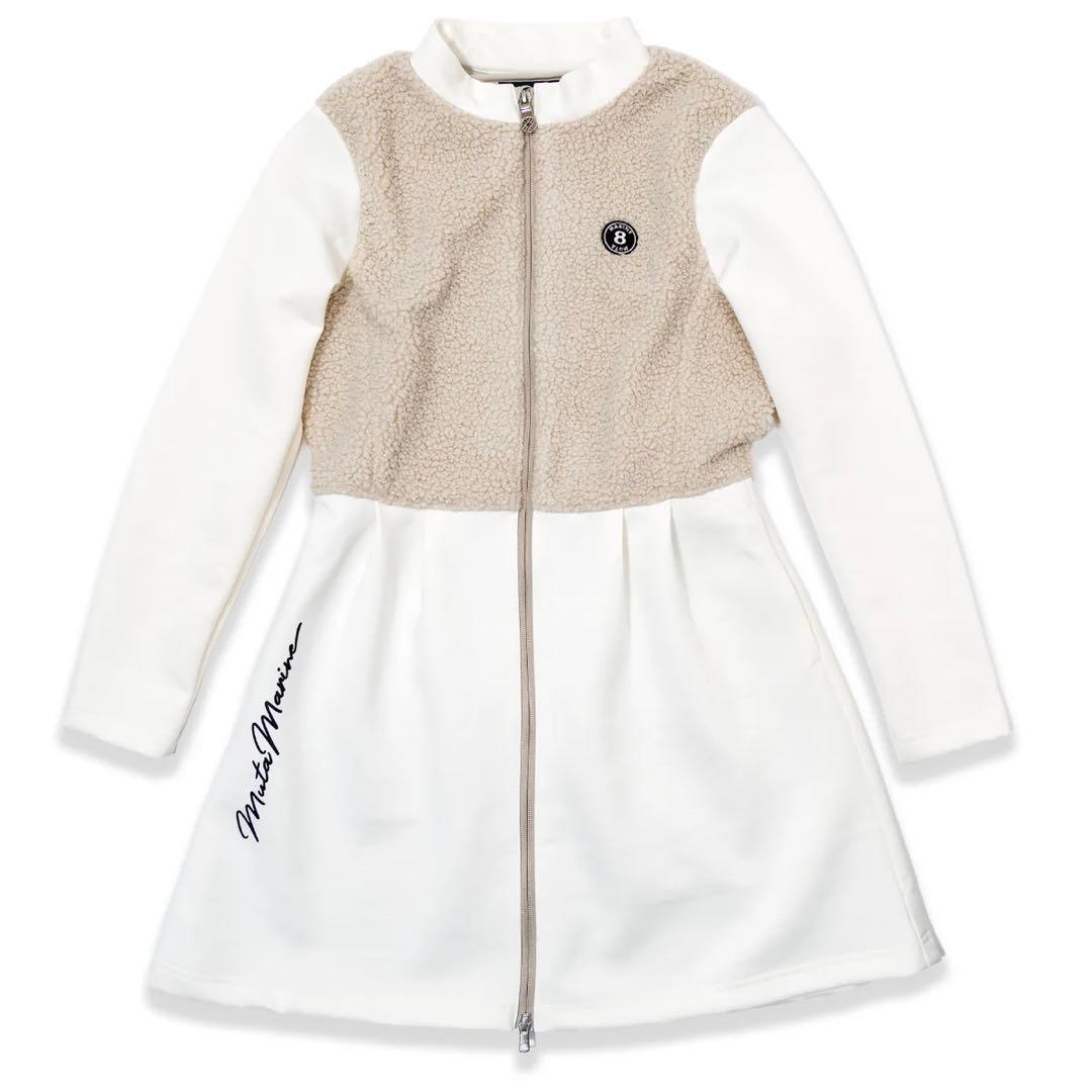 新品】 muta プードルボアドッキング ジップワンピース L - メルカリ