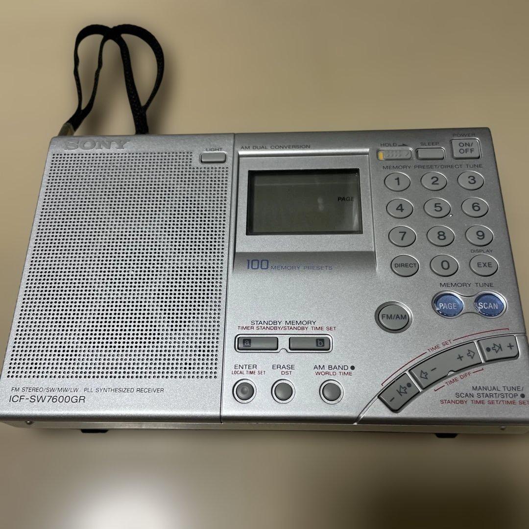 SONY ICF-SW7600GR ラジオ受信機 AN-LP2 ICF-SW07 - メルカリ
