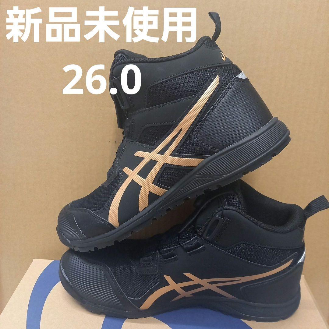 ニ*ク様 限定色 ASICS CP214 TS BOA ブラック/ゴールド - メルカリ