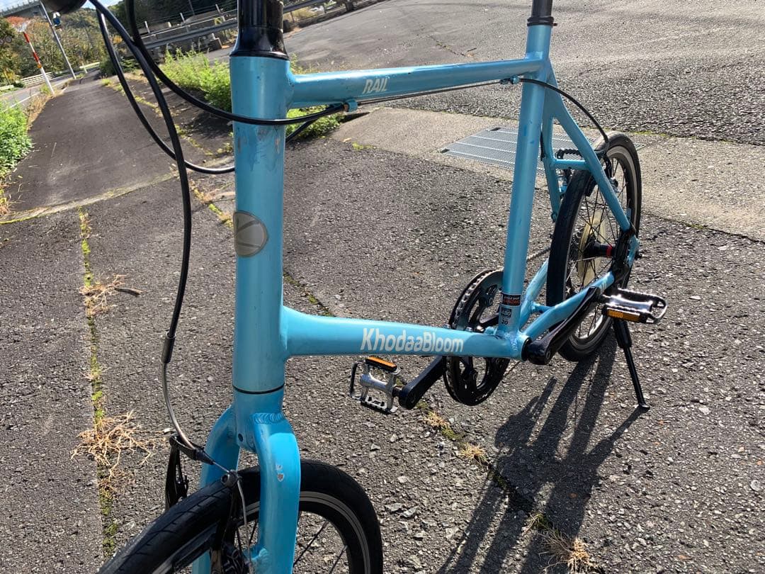 即乘】送料無料 KhodaaBloomミニベロ RAIL小径車クロスバイク9速