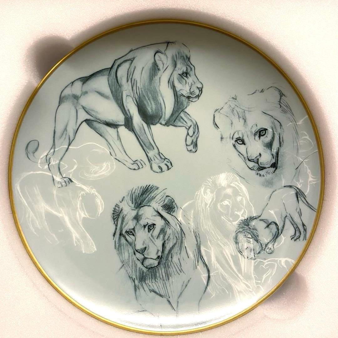 希少 新品未使用 エルメス 赤道直下のスケッチ プレート デッサン