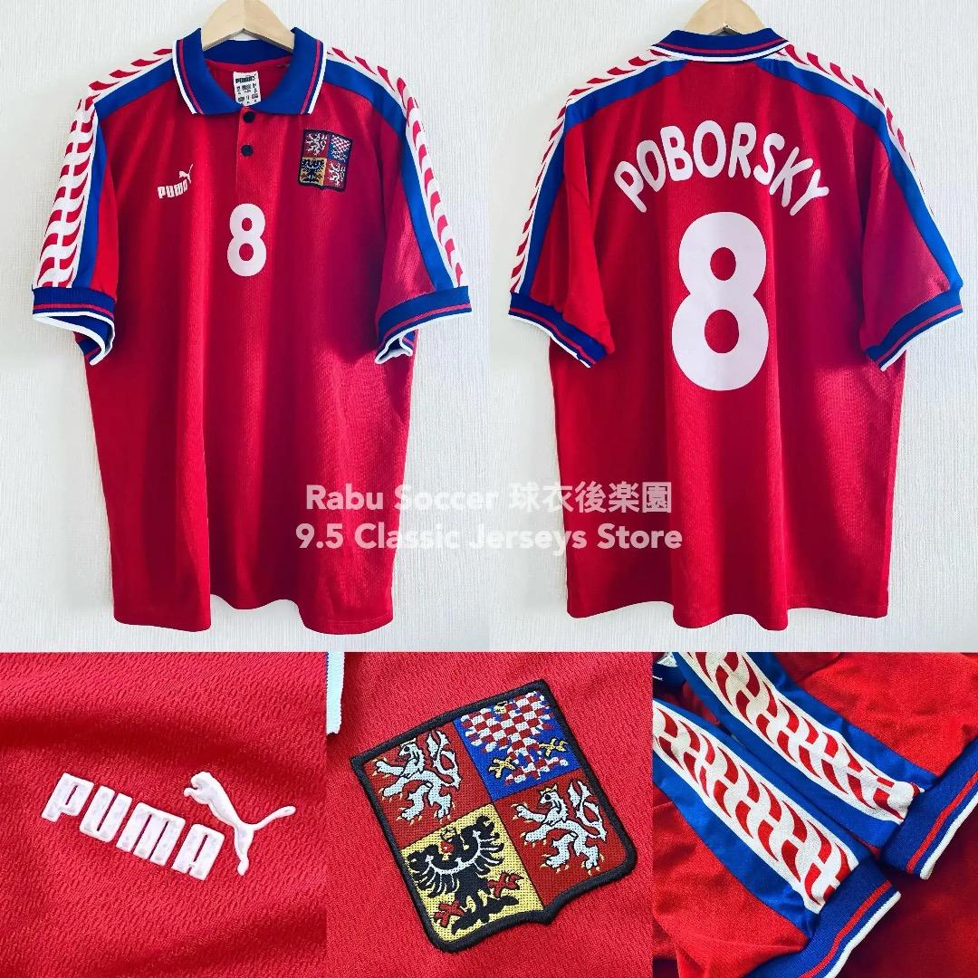 チェコ代表 1996 ホーム ユニフォーム #8 ポボルスキー - メルカリ
