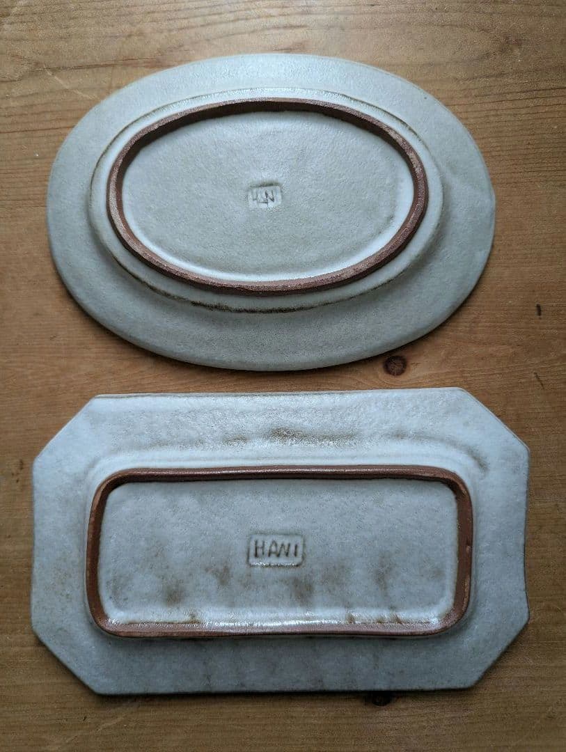 葛西国太郎 HANI オーバル皿 角皿 2枚セット - メルカリ