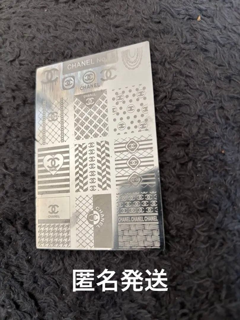 ネイルアート スタンプシート ネイルスタンプ ブランドロゴ プレート