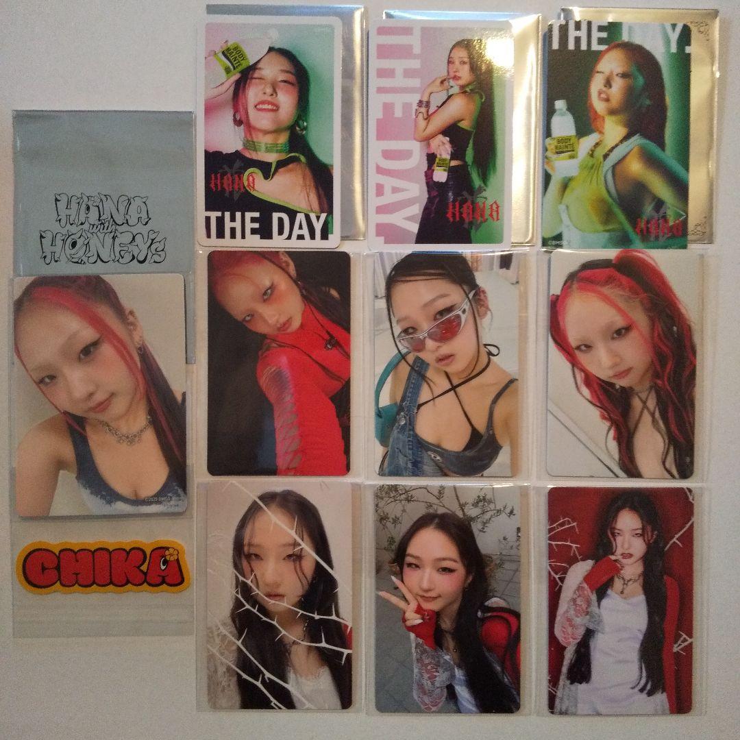 HANA チカ トレカ セット ステッカー HANA with Honeys - メルカリ