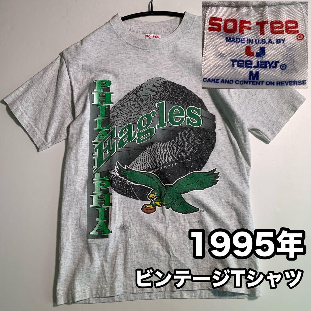 90's ビンテージ NFL フィラデルフィア イーグルス 米国製 Tシャツ M