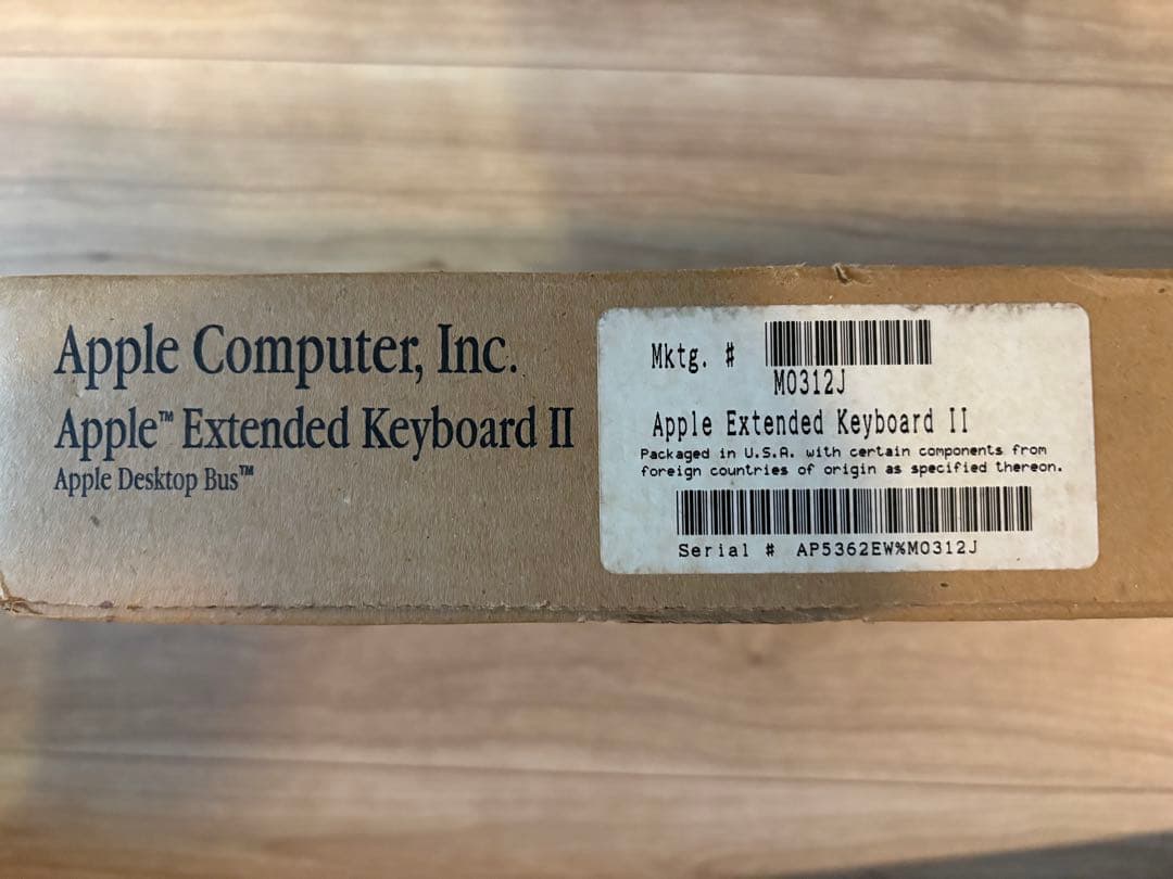 Apple Extended Keyboard II 日本語配列 箱・ケーブル付 - メルカリ