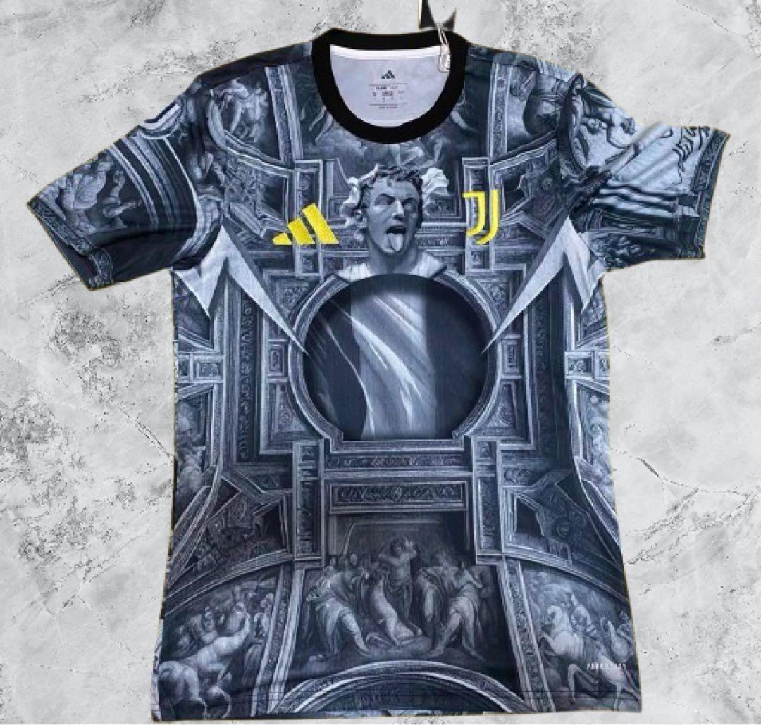 新品未使用タグ付き】ユベントス25-26プレマッチジャージー デルピエロ