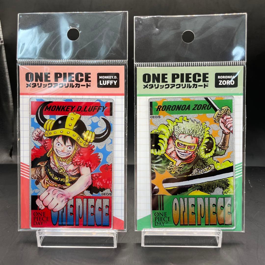 ワンピースデイ 2025 メタリック アクリル カード 新品未開封 ルフィ