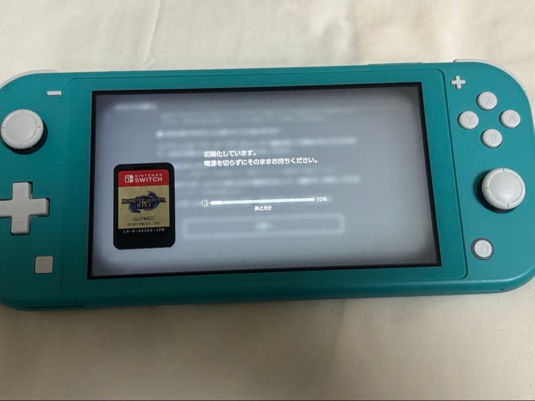 Switchライト モンスターハンターライズ付き ターコイズ - メルカリ