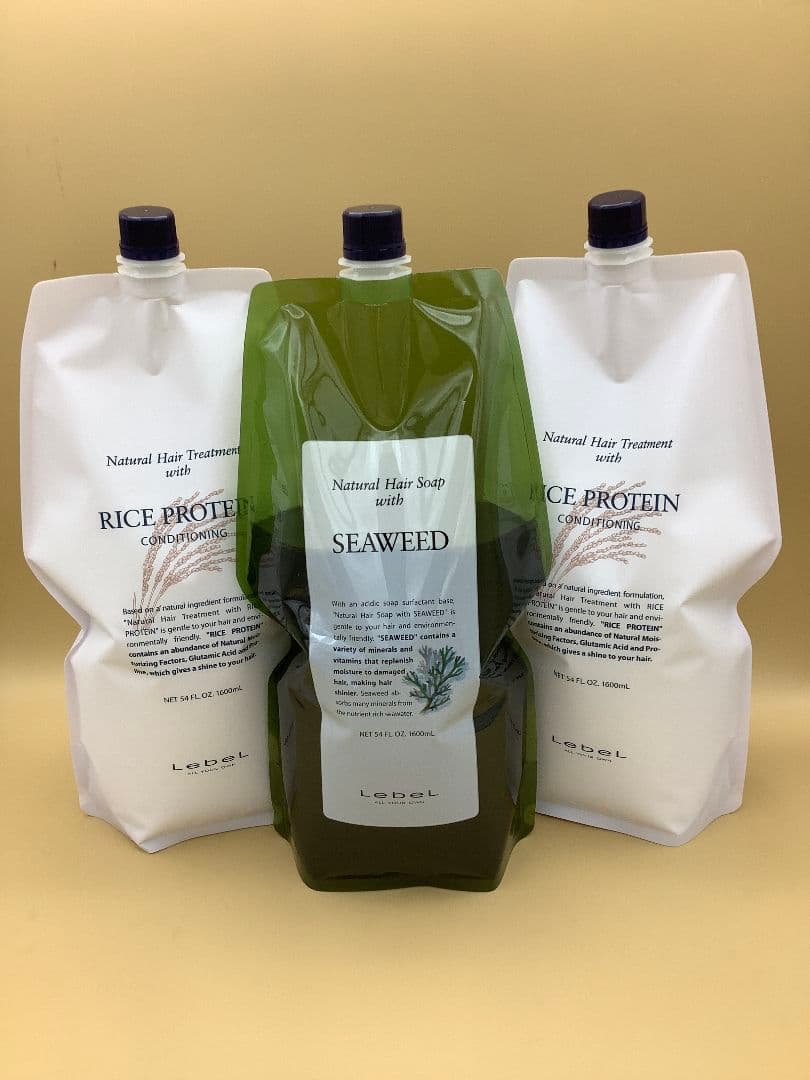 ナチュラルヘアソープ1 トリートメント2 1600ml LebeL（ルベル） ナチュラルヘア ソープ ＆ トリートメント 2本セット