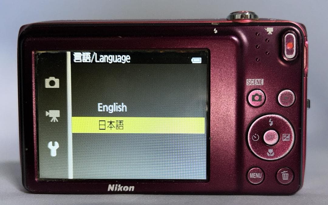 動作確認済】Nikon S3500 ピンク バッテリー充電器SDカード付き | 激安
