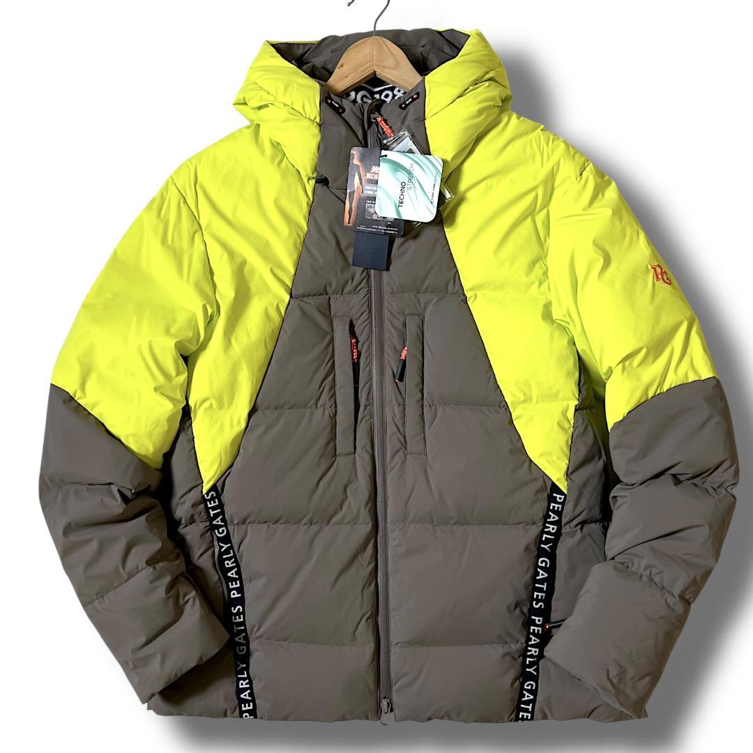 1 パーリーゲイツ 撥水防風防寒保温 テクノストレッチ 光電子ダウン